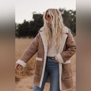 Gentle Fawn Sherpa Jacket